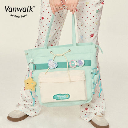 Vanwalk Spacious Bubble Island shoulder bag V2823