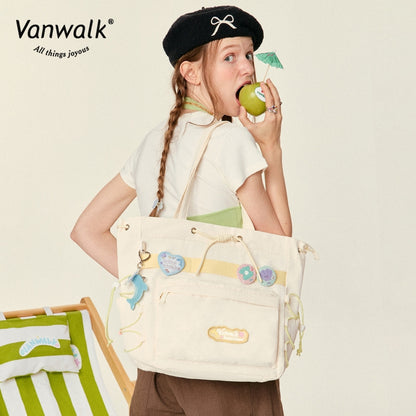 Vanwalk Spacious Bubble Island shoulder bag V2823