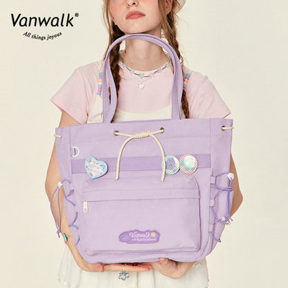 Vanwalk Spacious Bubble Island shoulder bag V2823