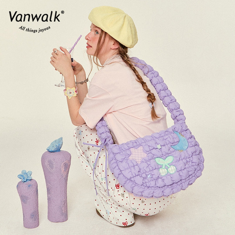 Vanwalk  Lightweight  Bubble Island Series Crossbody Bag V2824