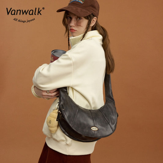 Vanwalk Fashion Pizza crossbody bag V2857