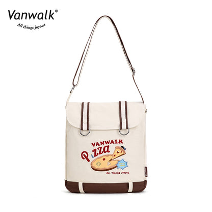 Vanwalk Lightweight Pizza Crossbody Bag V2859