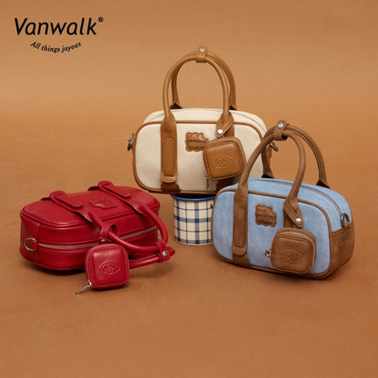 Vanwalk Trendy Design Pizza Crossbody Bag V2877