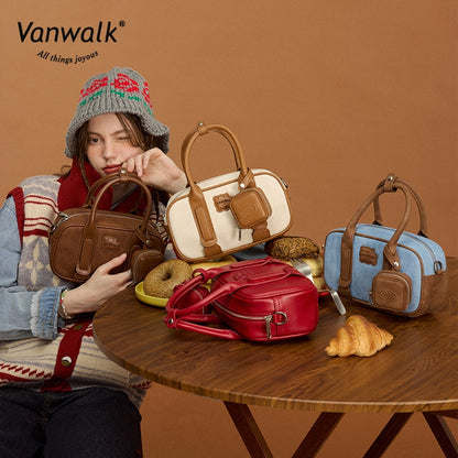 Vanwalk Trendy Design Pizza Crossbody Bag V2877