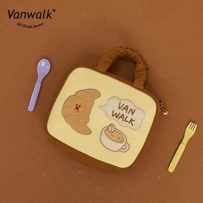 Vanwalk cute design Pizza Cosmetic bag VS26