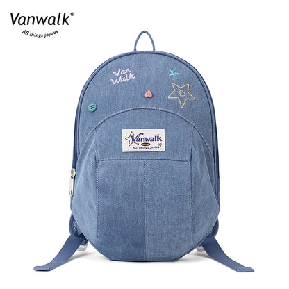Vanwalk  Fashion Streetwear  Lucky Star Backpack V2880