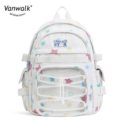 Vanwalk Multiple Pockets  Lucky Star backpack V2888