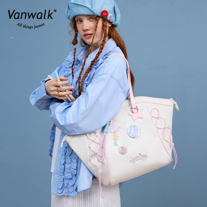 Vanwalk Water-Resistant Lucky Star shoulder bag V2890