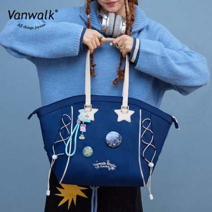 Vanwalk Water-Resistant Lucky Star shoulder bag V2890