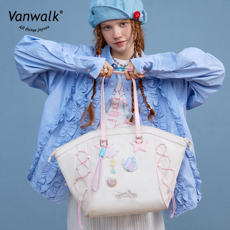 Vanwalk Water-Resistant Lucky Star shoulder bag V2890