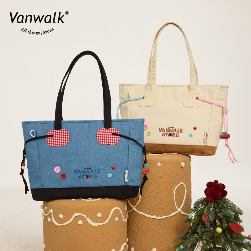 Vanwalk Water-Resistant Christmas Shoulder Bag V2868