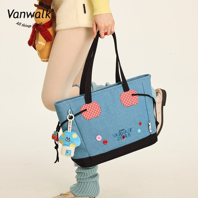 Vanwalk Water-Resistant Christmas Shoulder Bag V2868