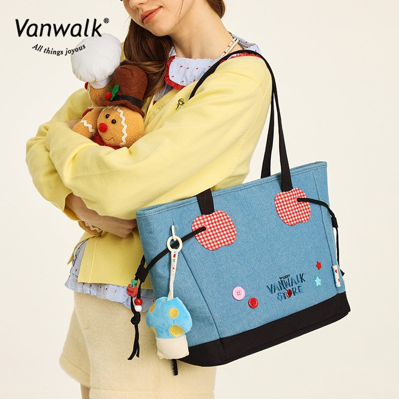Vanwalk Water-Resistant Christmas Shoulder Bag V2868