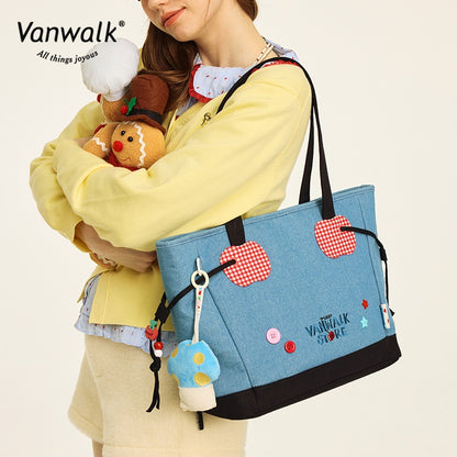 Vanwalk Water-Resistant Christmas Shoulder Bag V2868