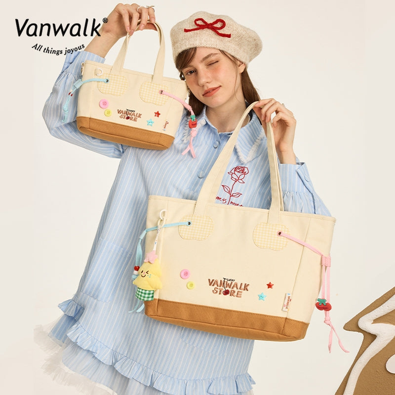 Vanwalk Water-Resistant Christmas Shoulder Bag V2868