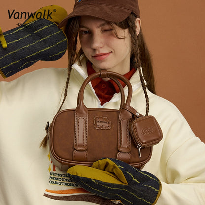 Vanwalk Trendy Design Pizza Crossbody Bag V2877