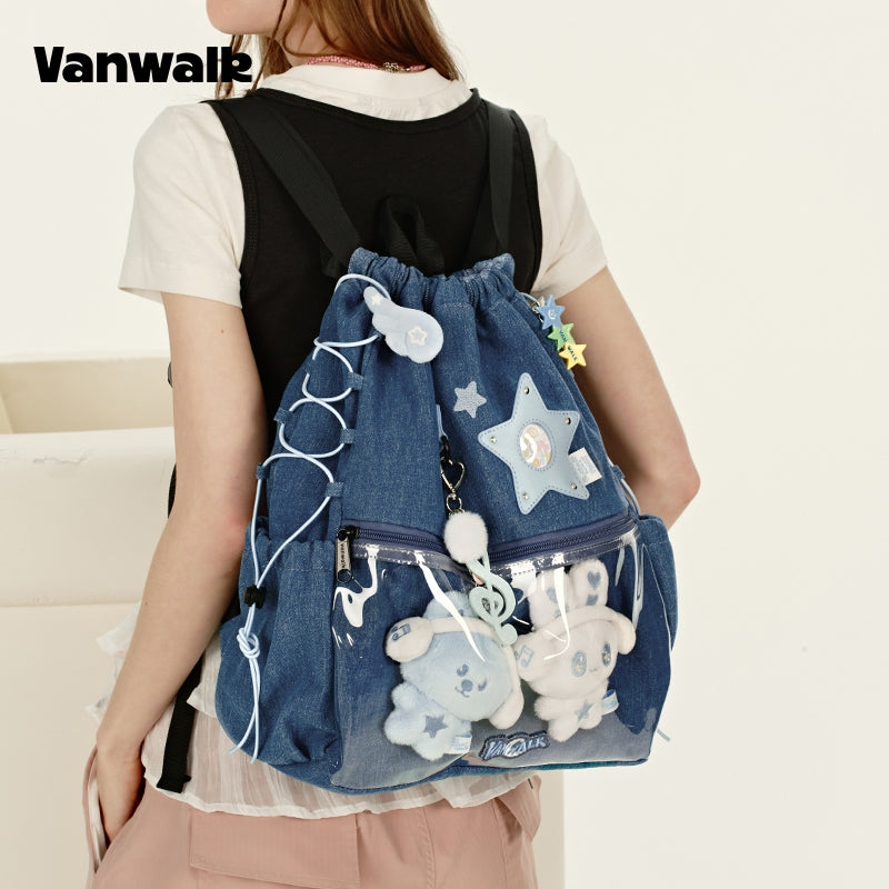 VANWALK  Large Capacity  Handbag Backpack V2917