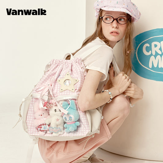 VANWALK  Large Capacity  Handbag Backpack V2917
