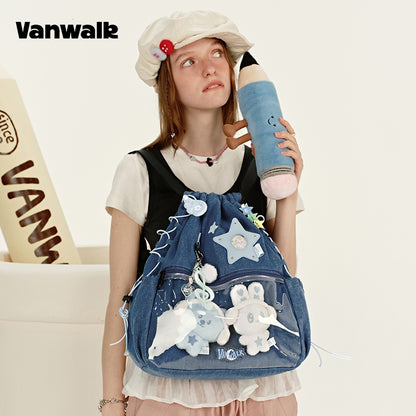 VANWALK  Large Capacity  Handbag Backpack V2917