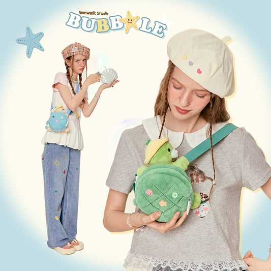 Vanwalk cute design  Bubble Island crossbody bag K523