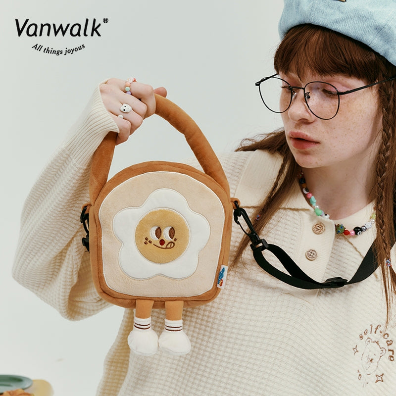 Vanwalk  Water-Resistant  Bread House  Crossbody Bag V2530
