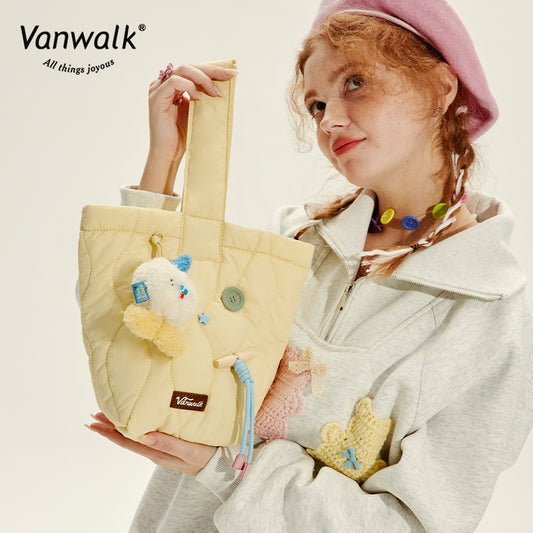Vanwalk Lightweight Furry Monster handbag V2715