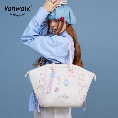 Vanwalk Water-Resistant Lucky Star shoulder bag V2890