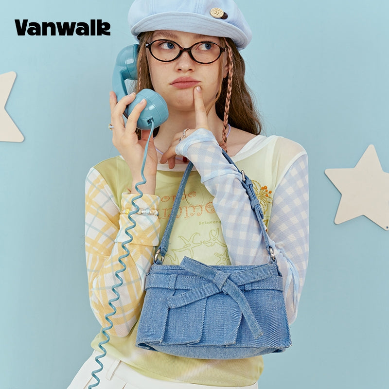 VANWALK Fashion Moonlight Park Crossbody Bag  v2947