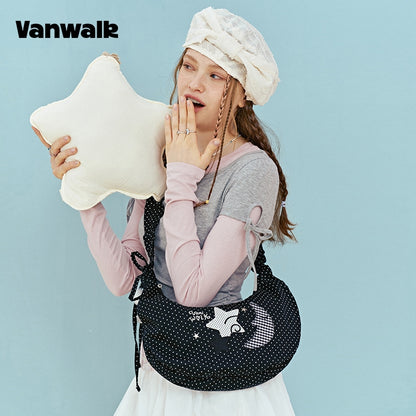 VANWALK Fashion Moonlight Park Shoulder bag v2953
