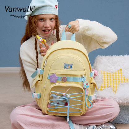 Vanwalk Multiple Pockets  Lucky Star backpack V2888