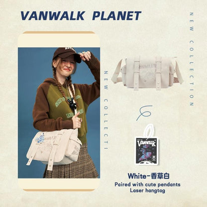 Vanwalk Water-ResistantPlanet Rabbit Crossbody Bag V2557