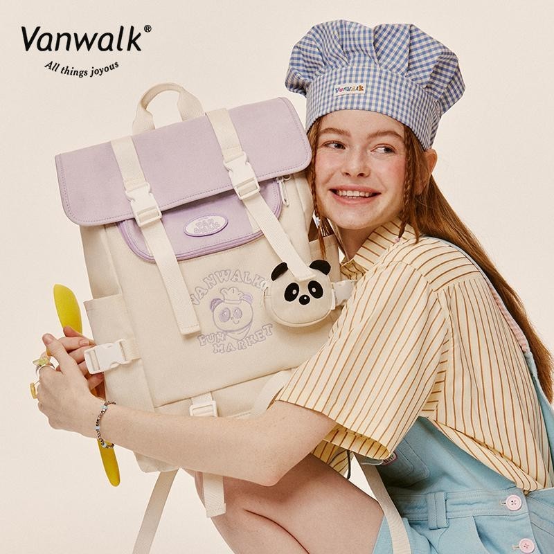 Vanwalk  Water-Resistant  FUN MARKET backpack V2793