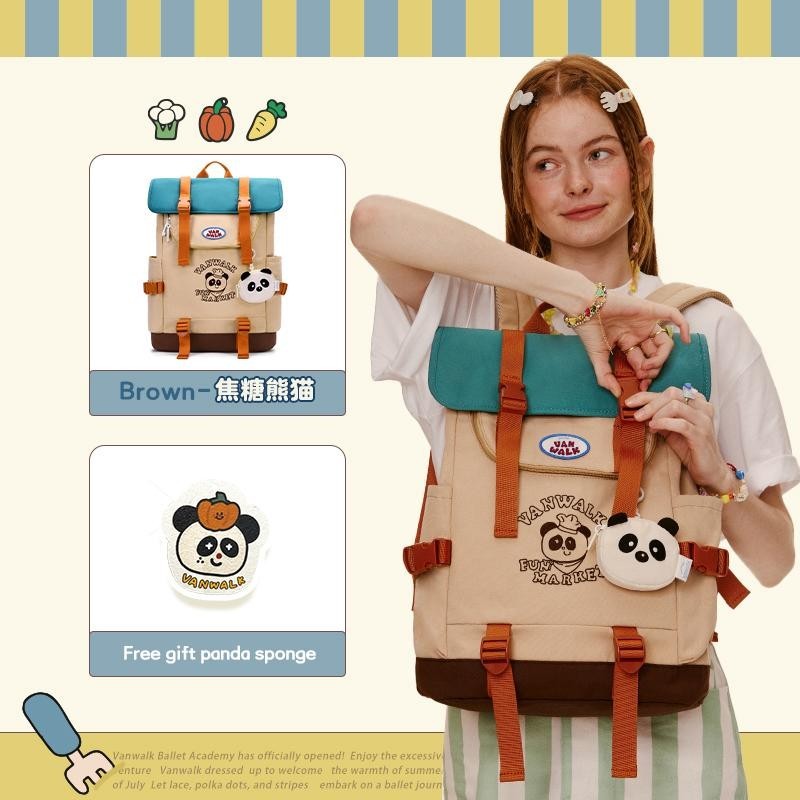 Vanwalk  Water-Resistant  FUN MARKET backpack V2793
