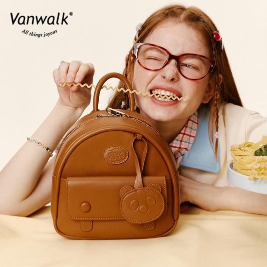 Vanwalk Fashion Streetwear FUN MARKET backpack V2789
