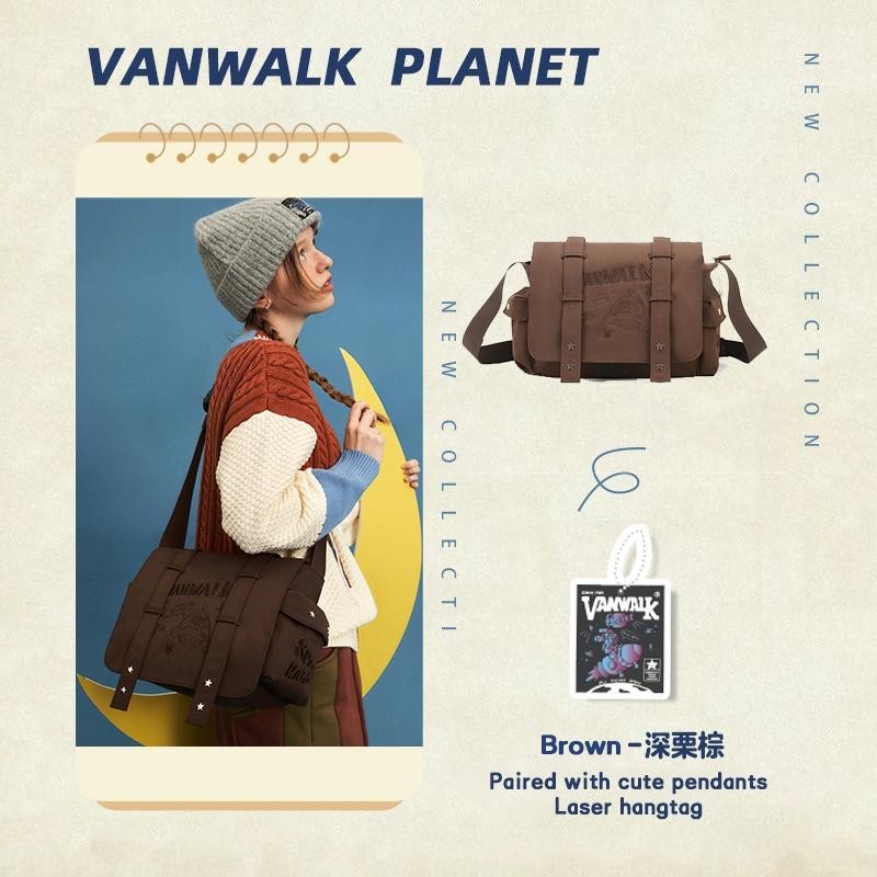 Vanwalk Water-ResistantPlanet Rabbit Crossbody Bag V2557