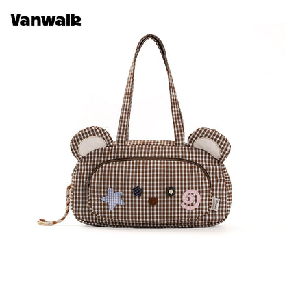 vanwalk Adorable Design Notebook House Series Shoulder Bag v3019