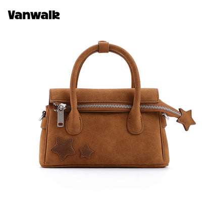 VANWALK Gulugulu Series Original Star Hollow-out Mini Shoulder Bags PU Handbag V3051